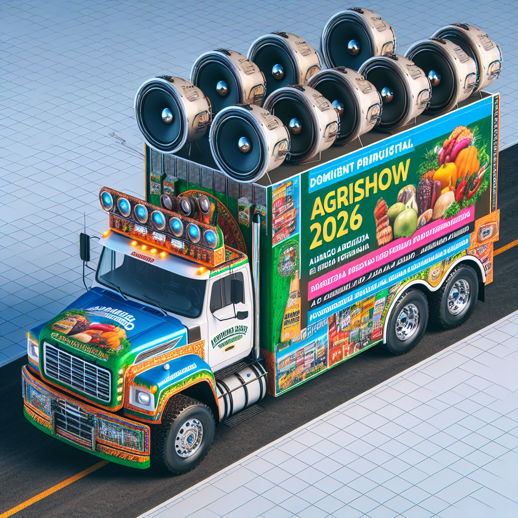 AGRISHOW 2026: CAMINHÃO DE SOM DA PROPAGANDA CARRO DE SOM DOMINA RIBEIRÃO PRETO E REGIÃO SUL PARA ALAVANCAR NEGÓCIOS