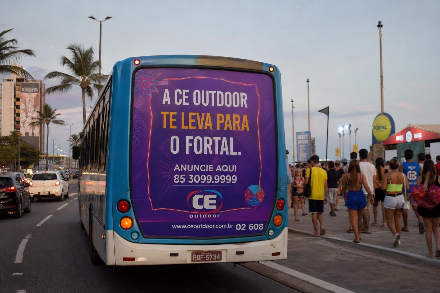 BUSDOOR E CARMÍDIA: APROVEITANDO O FLUXO DE PESSOAS DURANTE O FORTAL COM A CE OUTDOOR