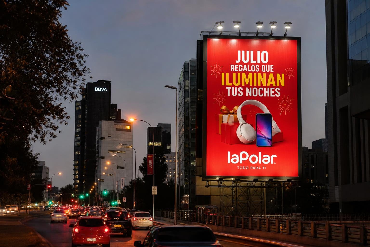 CAMPAÑAS DE ALTO IMPACTO CON LUZ FRONTAL EN LA TEMPORADA DE JULIO