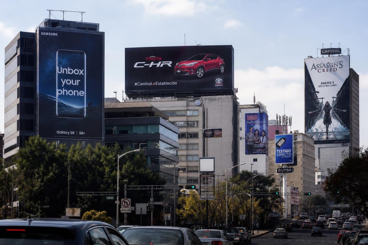 Campañas integrales en la CDMX con formatos variados de PUBLICIDAD ESPECTACULAR