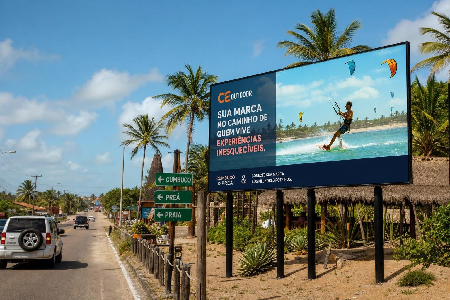 COMO A CE OUTDOOR IMPULSIONA MARCAS EM ROTEIROS TURÍSTICOS DE CUMBUCO E PREÁ COM MÍDIA OOH