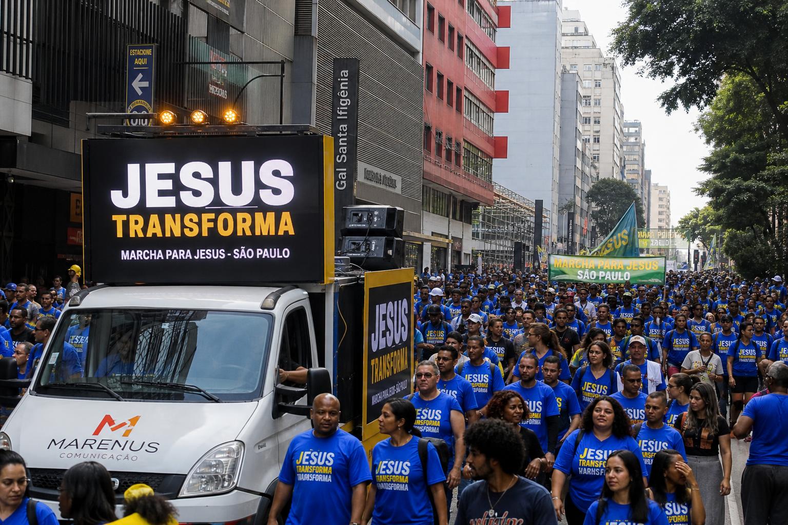 COMO A PROPAGANDA CARRO DE SOM IMPULSIONA A MARCHA PARA JESUS EM SÃO PAULO CENTRO E ZONA NORTE