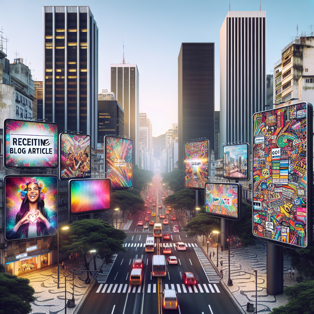 COMO A RJ OUTDOOR REVOLUCIONA CAMPANHAS CORPORATIVAS USANDO PAINÉIS DOOH NO CENTRO DO RIO