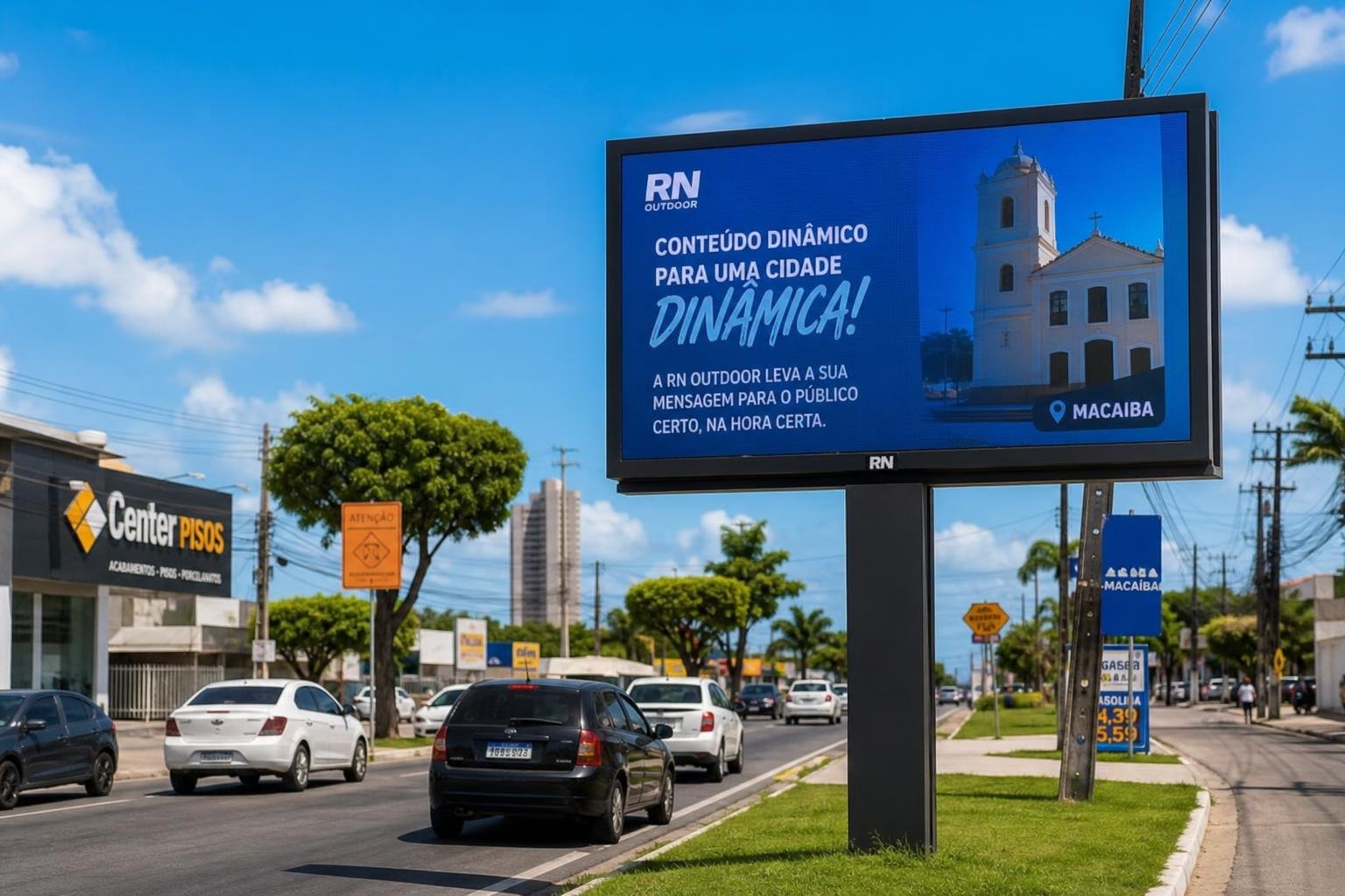 COMO A RN OUTDOOR ADAPTA CAPTURA DE PÚBLICO EM MACAÍBA COM CONTEÚDO DINÂMICO E REGIONALIZADO