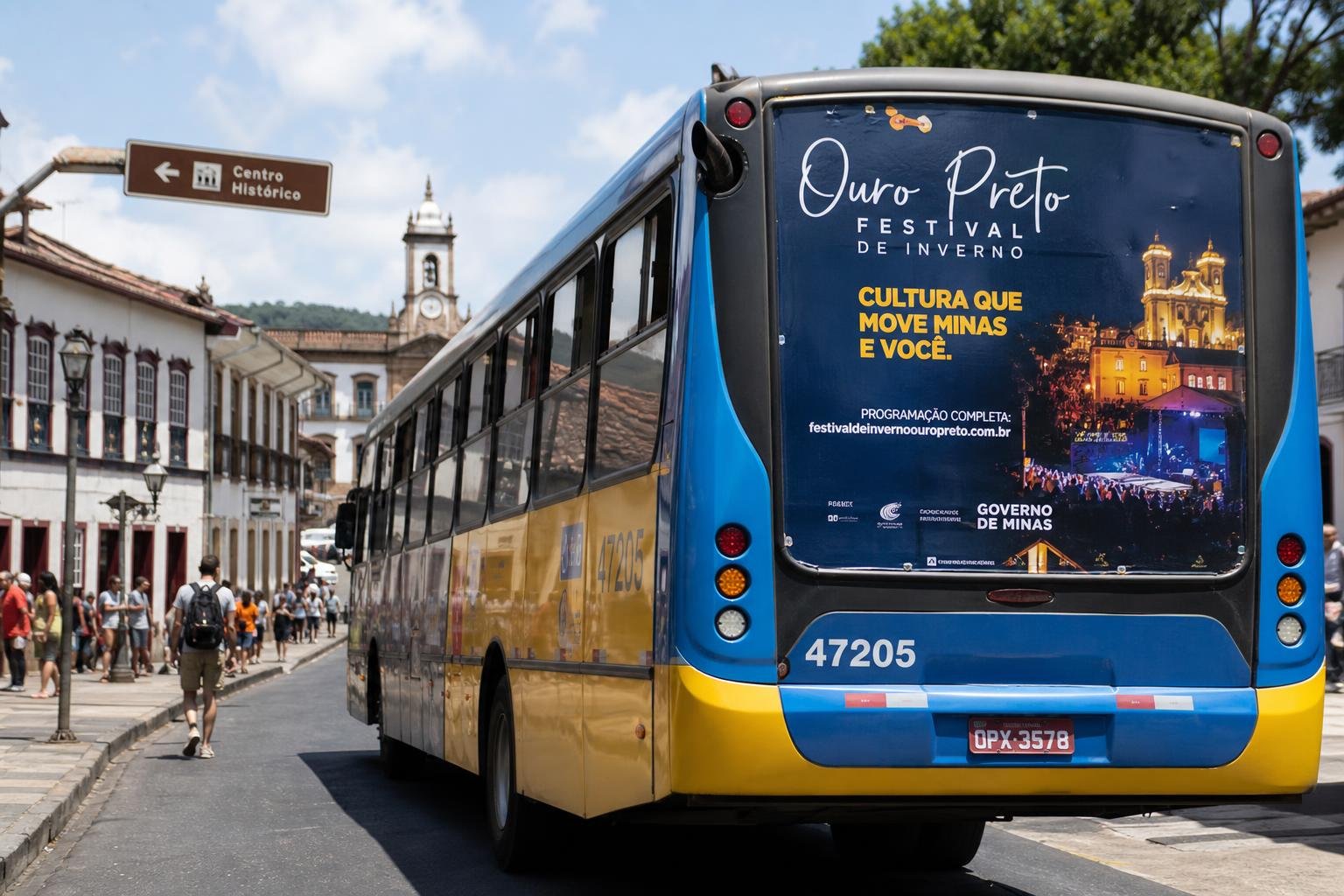 COMO USAR BUSDOOR PARA IMPACTAR TURISTAS DURANTE FESTIVALS CULTURAIS EM MINAS GERAIS