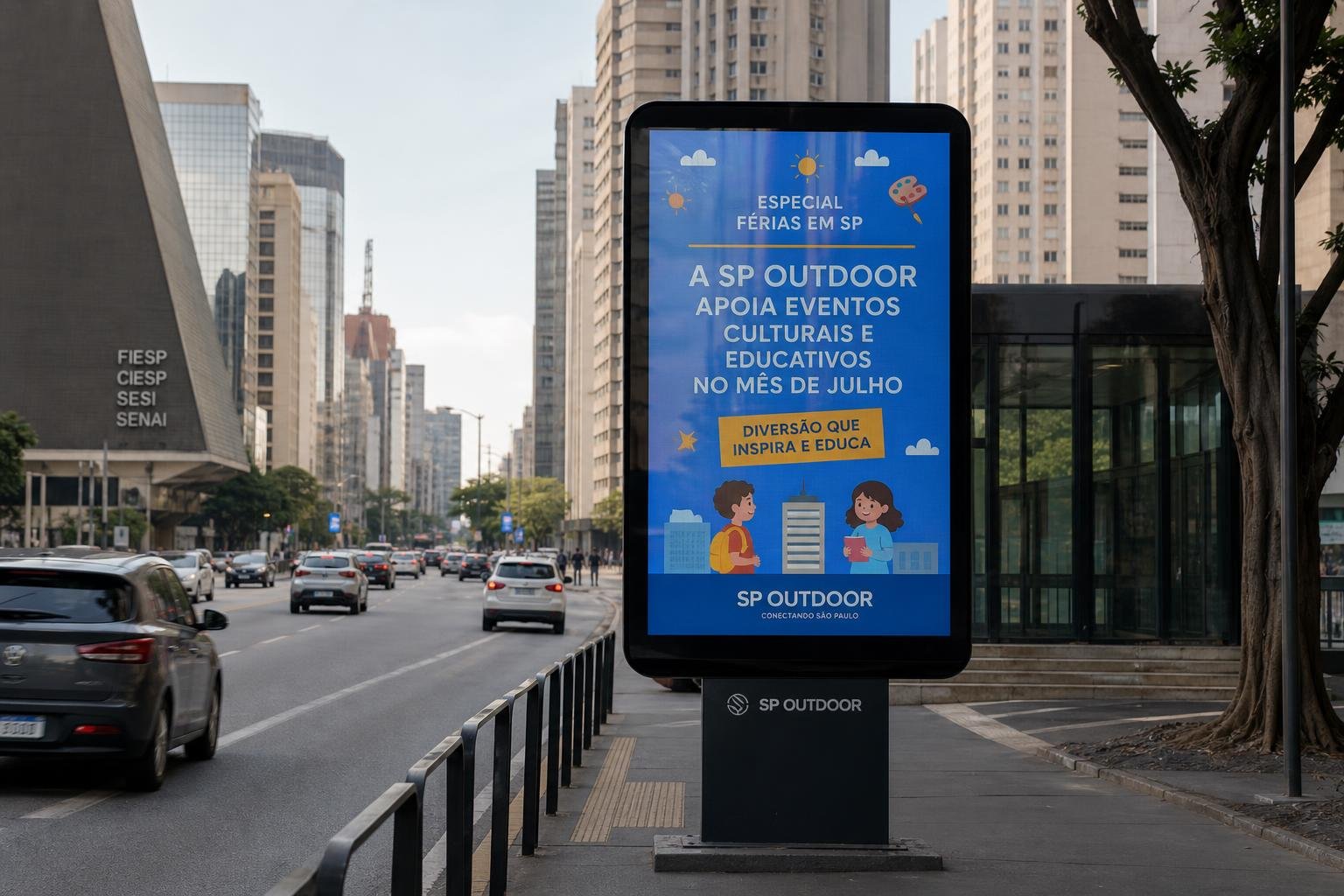 ESPECIAL FÉRIAS EM SP: COMO A SP OUTDOOR APOIA EVENTOS CULTURAIS E EDUCATIVOS NO MÊS DE JULHO