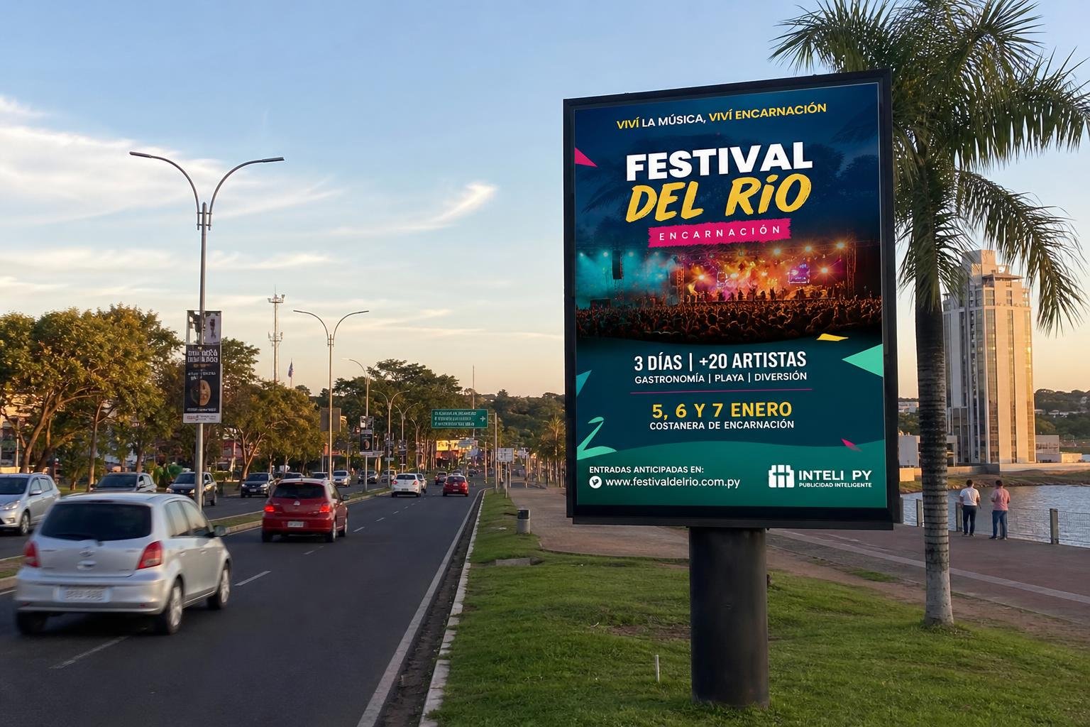 ESTRATEGIAS DE PUBLICIDAD OUTDOOR PARA FESTIVALES LOCALES EN ENCARNACIÓN CON INTELI PY