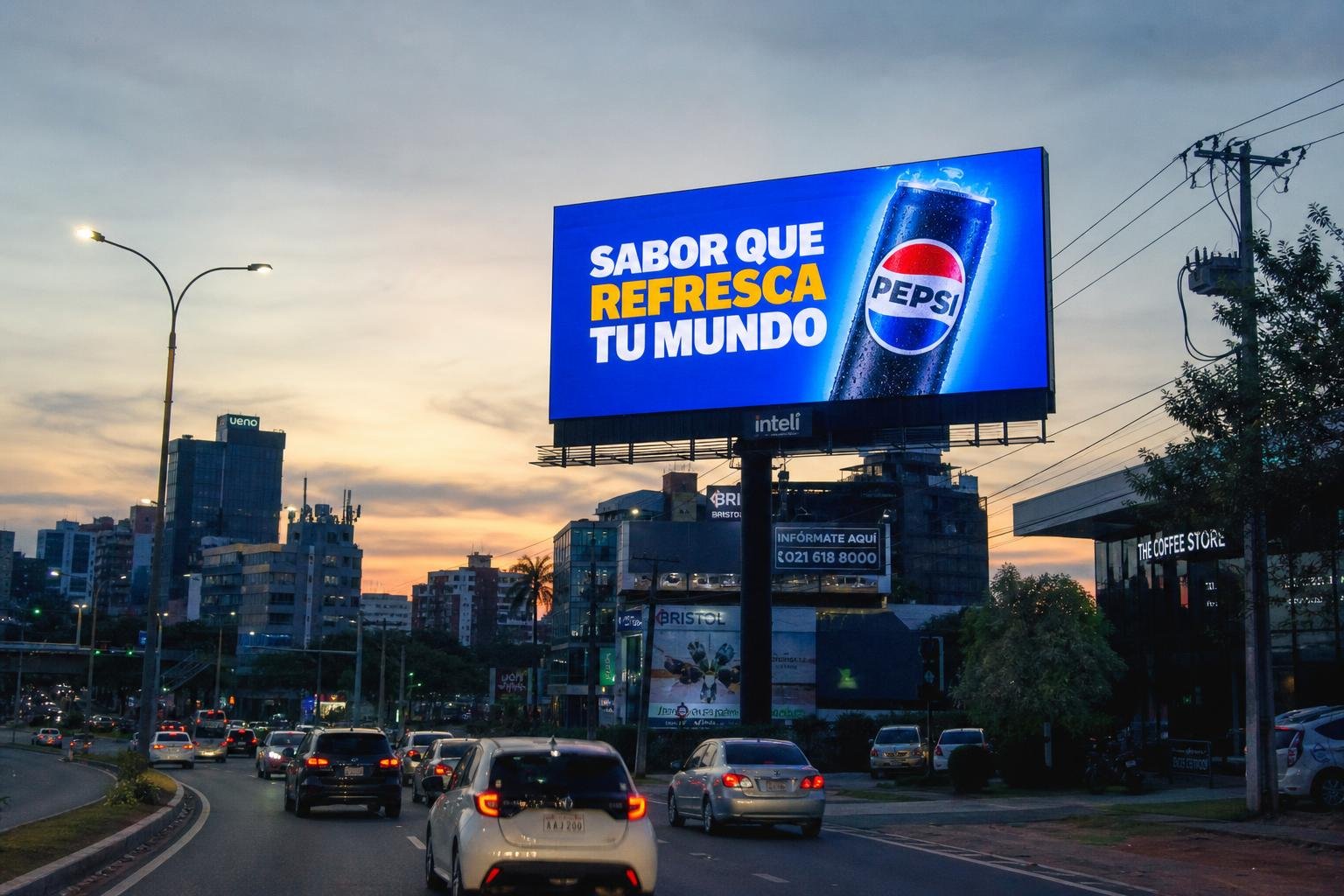 INICIA EL MES DE JULIO CON IMPACTO VISUAL: PANTALLAS LED DE INTELI PY EN GRAN ASUNCIÓN