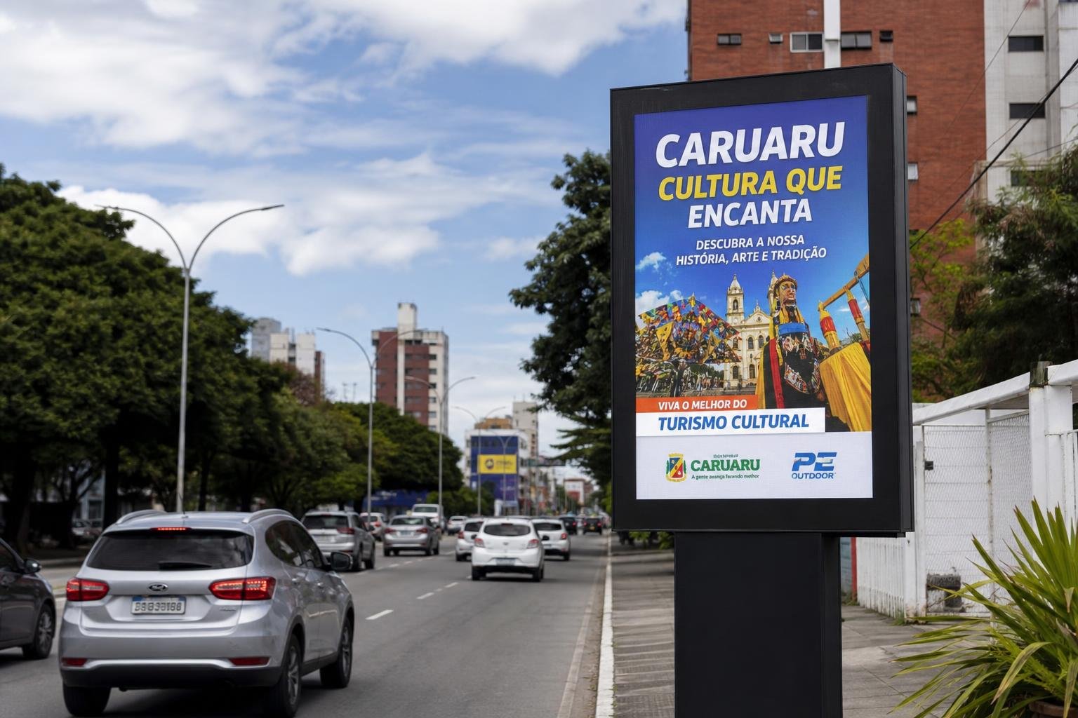 INOVAÇÕES EM PAINÉIS DOOH PARA PROMOÇÃO DE TURISMO CULTURAL EM CARUARU COM PE OUTDOOR