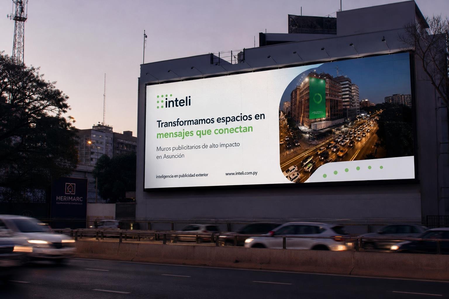 INTELI PY TRANSFORMA ESPACIOS EN ASUNCIÓN CON MUROS PUBLICITARIOS DE ALTO IMPACTO
