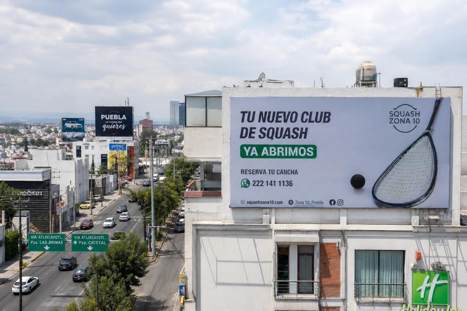 La mejor cobertura en Puebla con muros y azoteas para publicidad exterior