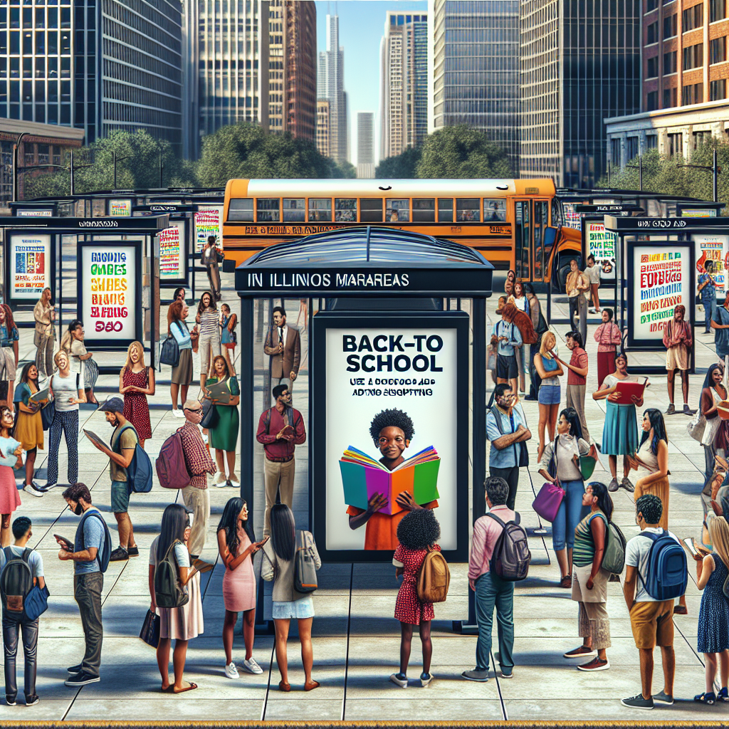 LEVERAGING BUS ADS AND SHELTERS FOR BACK-TO-SCHOOL CAMPAIGNS IN ILLINOIS METRO AREAS WITH 