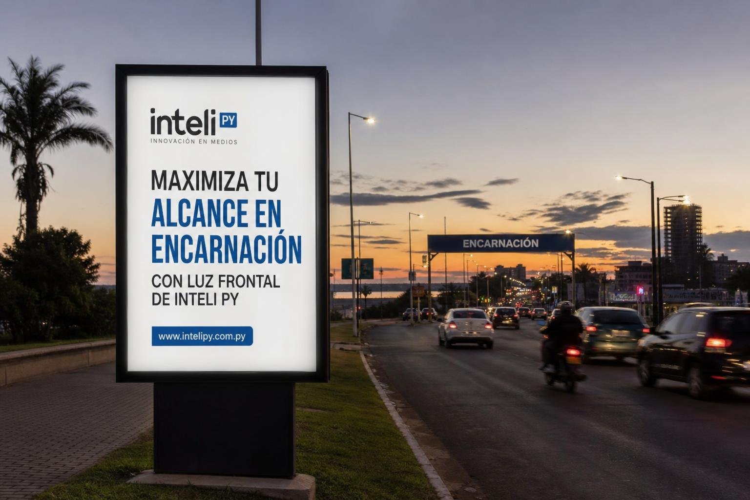 MAXIMIZA TU ALCANCE EN ENCARNACIÓN CON LUZ FRONTAL DE INTELI PY