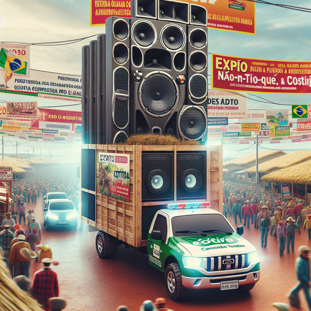 MINI TRIO ELÉTRICO PARA PROMOÇÕES DURANTE O EXPODIRETO COTRIJAL EM NÃO-ME-TOQUE E PASSO FUNDO (RS)