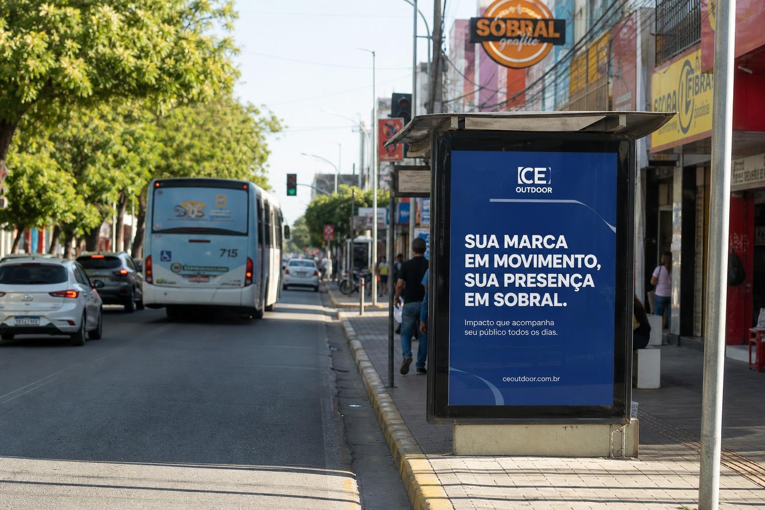 MOBILIÁRIO URBANO E BUSDOOR: COMO A CE OUTDOOR MAXIMIZA VISIBILIDADE EM SOBRAL