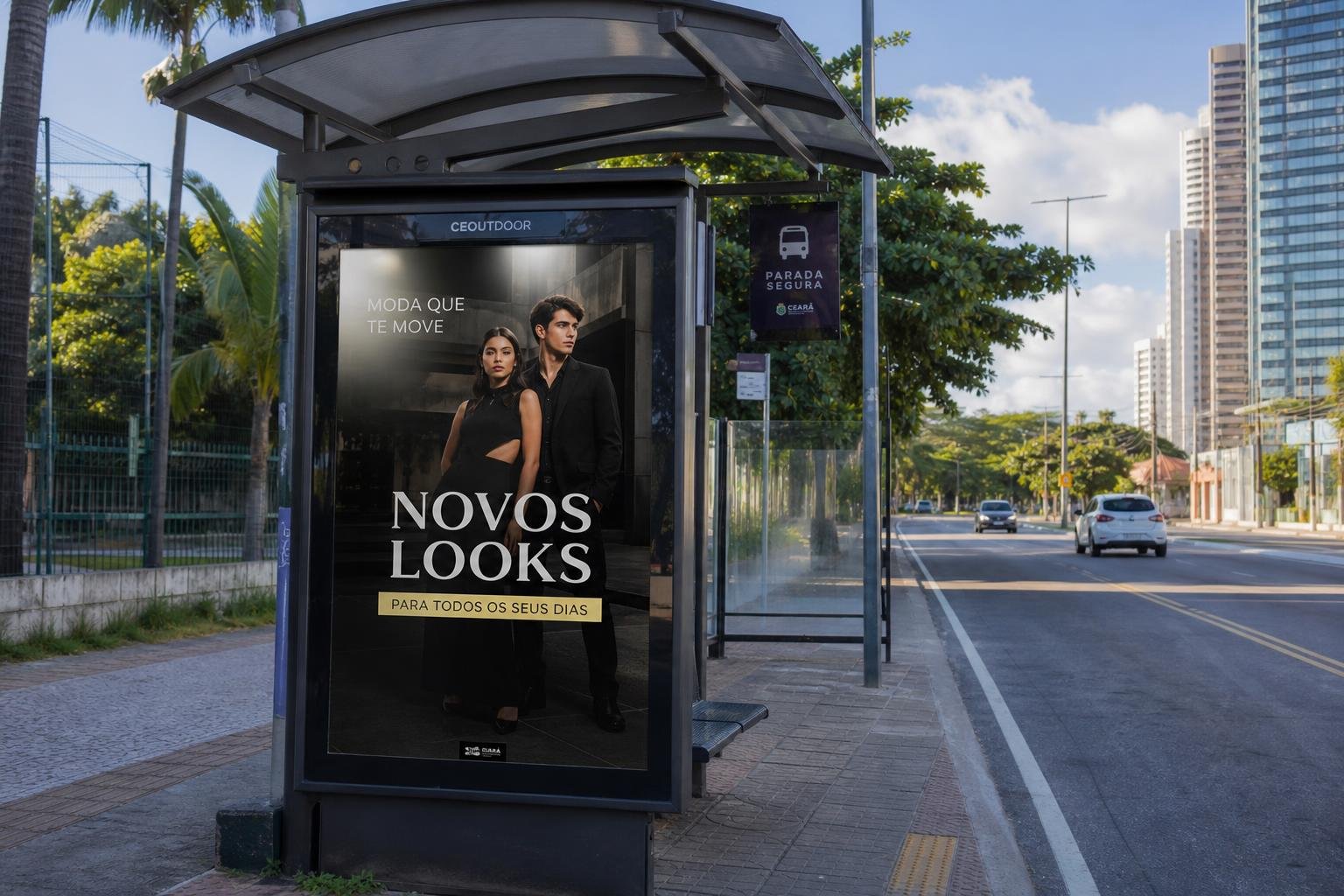 MÚB E ABRIGOS DE ÔNIBUS: FORMATO EFICAZ PARA VAREJO E MODA EM FORTALEZA COM A CE OUTDOOR