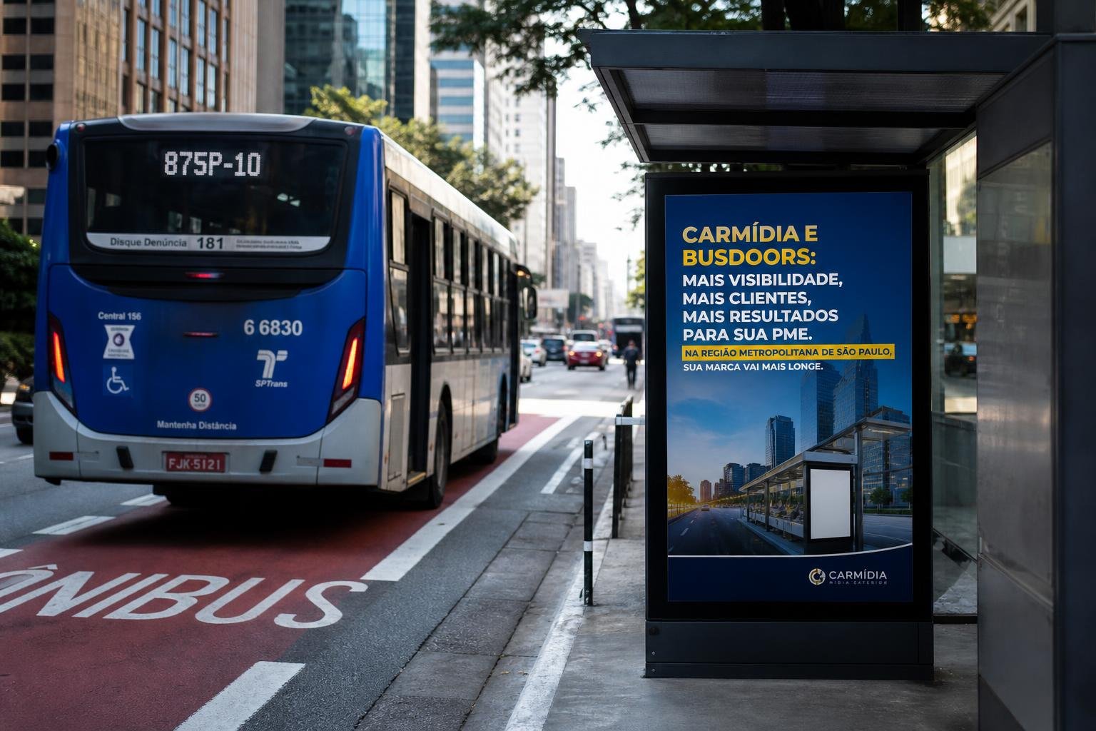 OS BENEFÍCIOS DA CARMÍDIA E BUSDOORS PARA PME'S NA REGIÃO METROPOLITANA DE SÃO PAULO