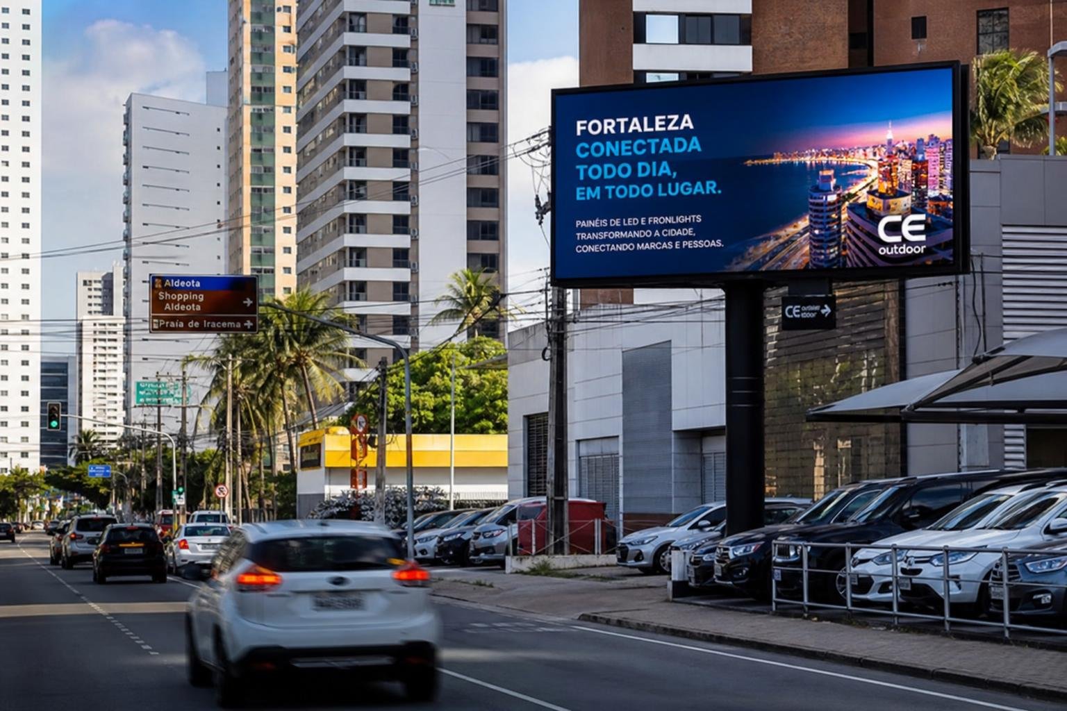 PAINÉIS DE LED E FRONLIGHTS: IMPACTO DA DIGITALIZAÇÃO DA CE OUTDOOR EM FORTALEZA