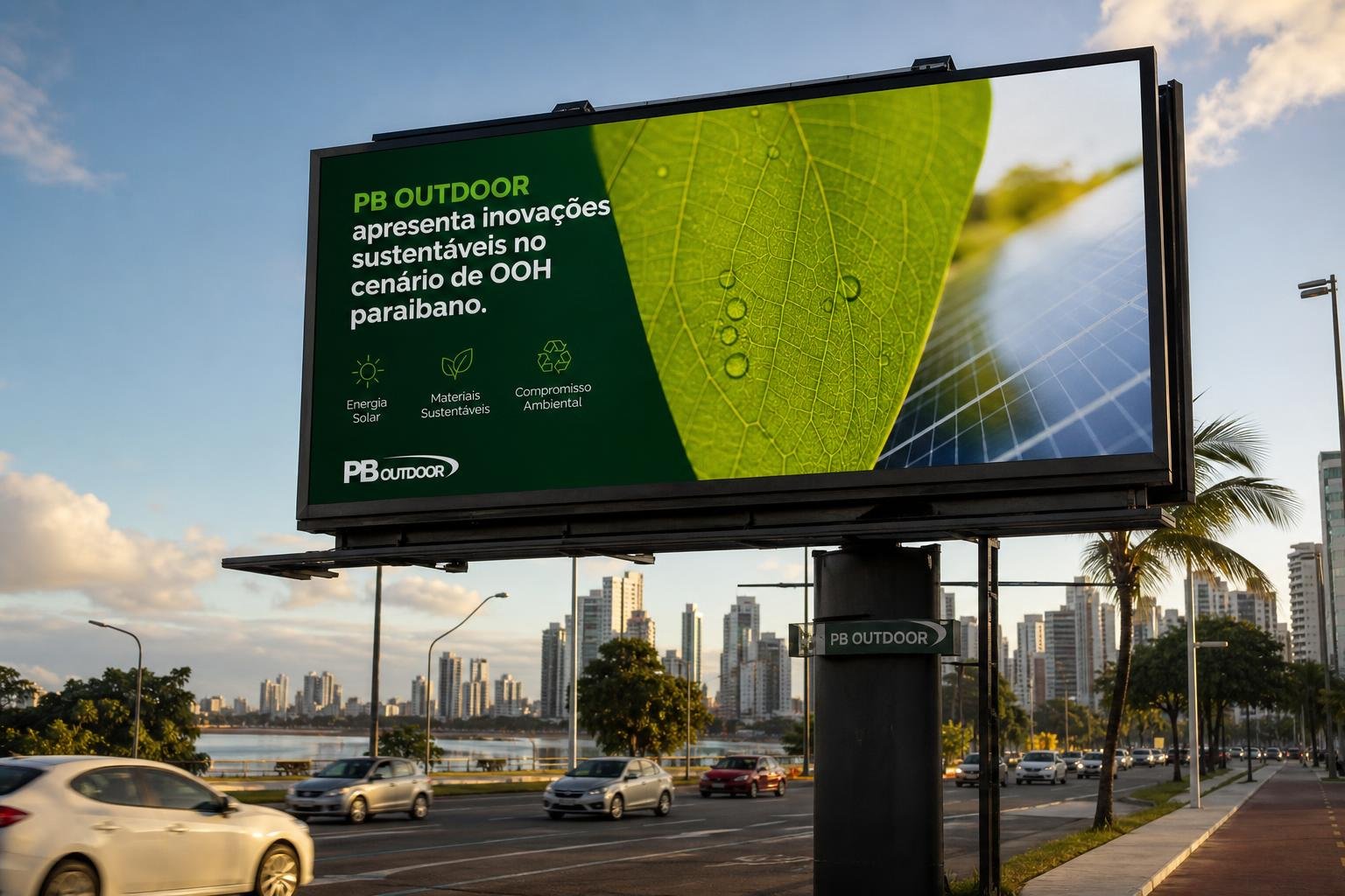 PB OUTDOOR APRESENTA INOVAÇÕES SUSTENTÁVEIS NO CENÁRIO DE OOH PARAIBANO