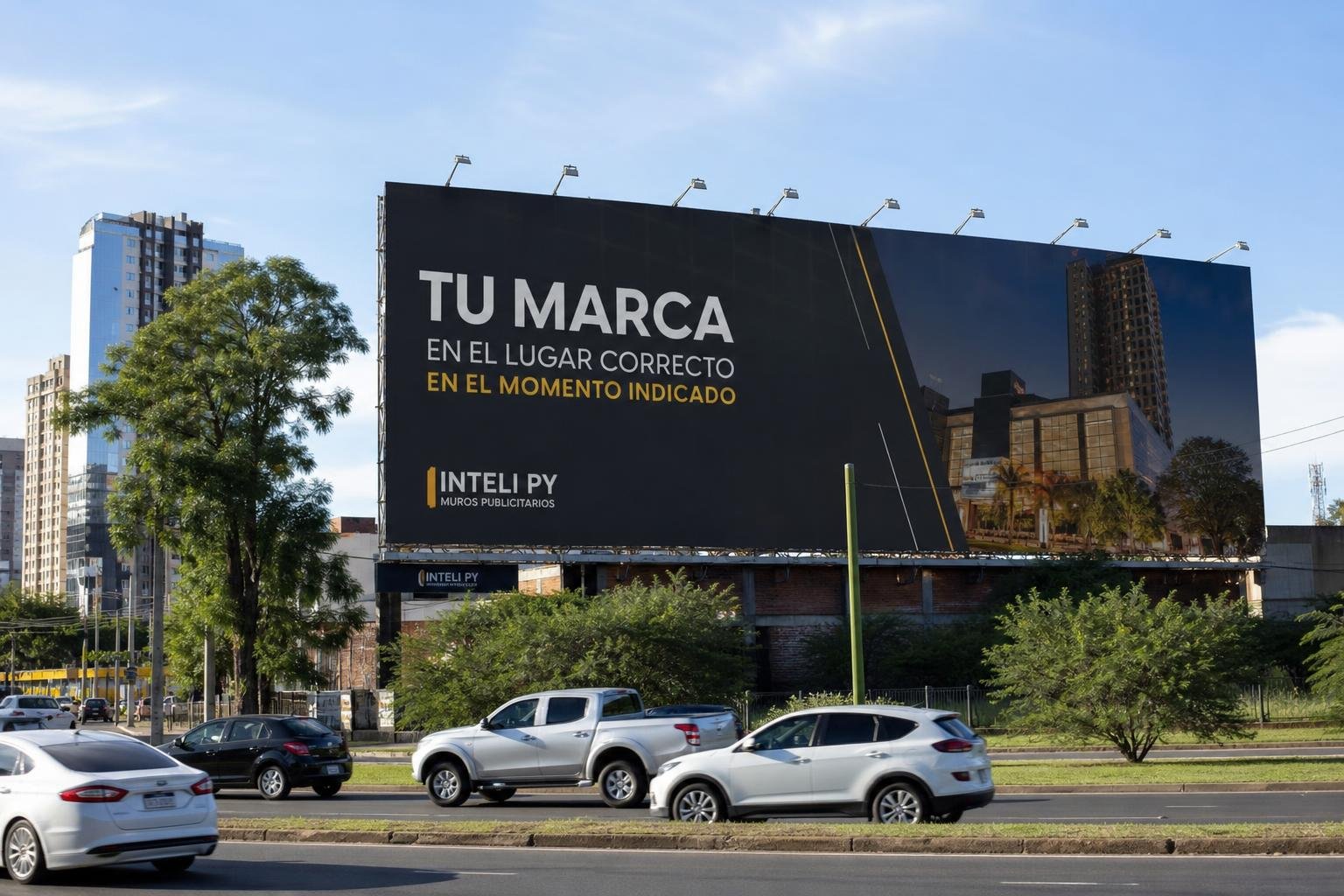 POR QUÉ INTELI PY ES LÍDER EN MUROS PUBLICITARIOS DE GRAN FORMATO EN TODA LA REGIÓN DE GRAN ASUNCIÓN