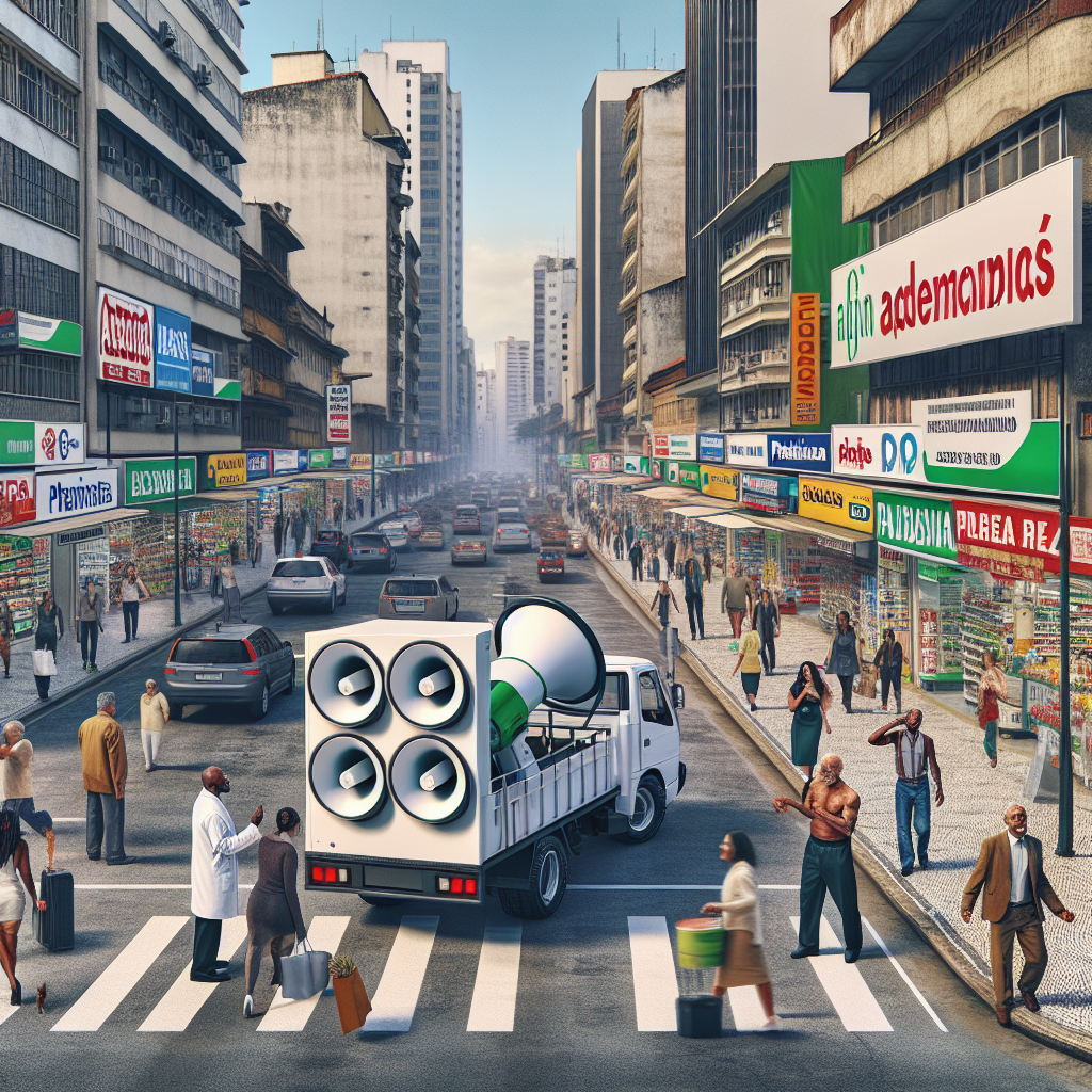 PROPAGANDA SONORA ITINERANTE NO PERÍODO DE PAGAMENTO DO INSS: FOCO EM FARMÁCIAS E SUPERMERCADOS DE SÃO PAULO