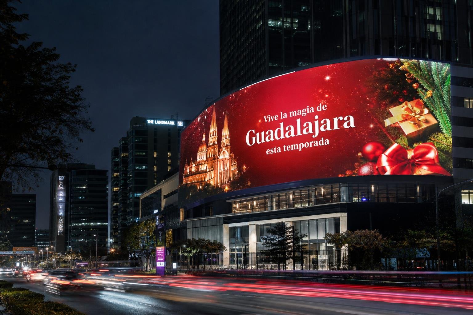 PUBLICIDAD ESPECTACULAR Y SU INNOVACIÓN EN PANTALLAS LED PARA TEMPORADA DE FESTIVIDADES EN GUADALAJARA