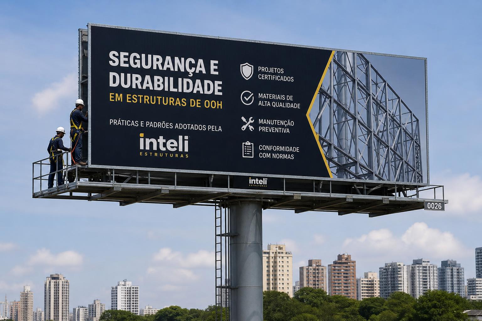 SEGURANÇA E DURABILIDADE EM ESTRUTURAS DE OOH: PRÁTICAS E PADRÕES ADOTADOS PELA INTELI ESTRUTURAS