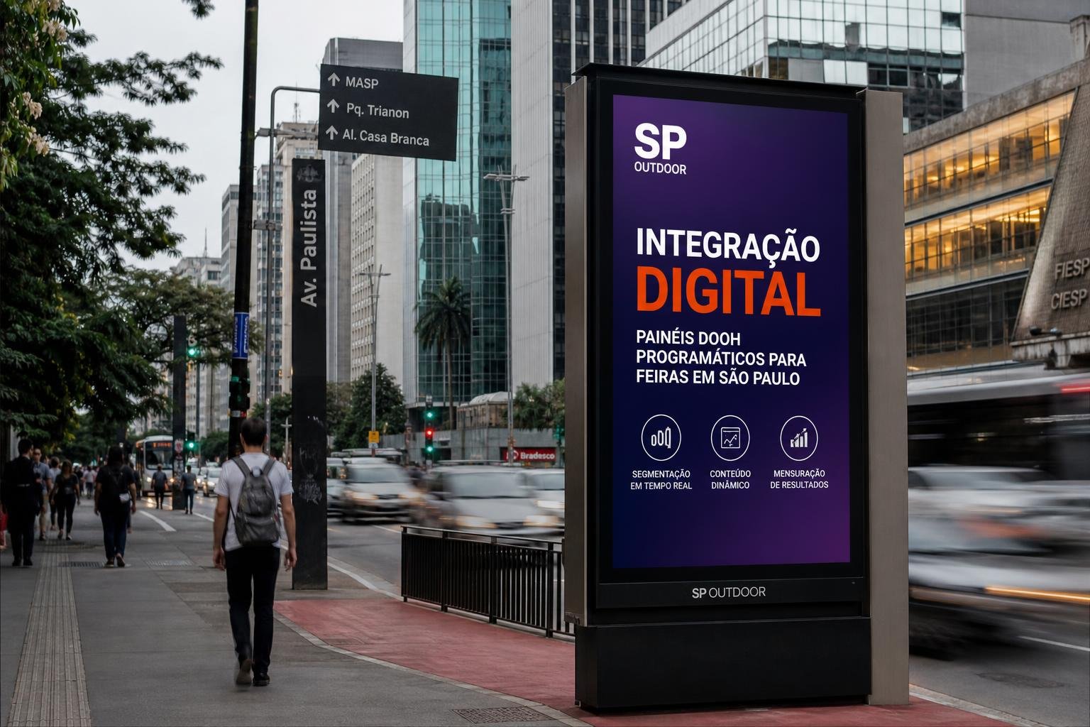 SP OUTDOOR E A INTEGRAÇÃO DIGITAL: PAINÉIS DOOH PROGRAMÁTICOS PARA FEIRAS EM SÃO PAULO